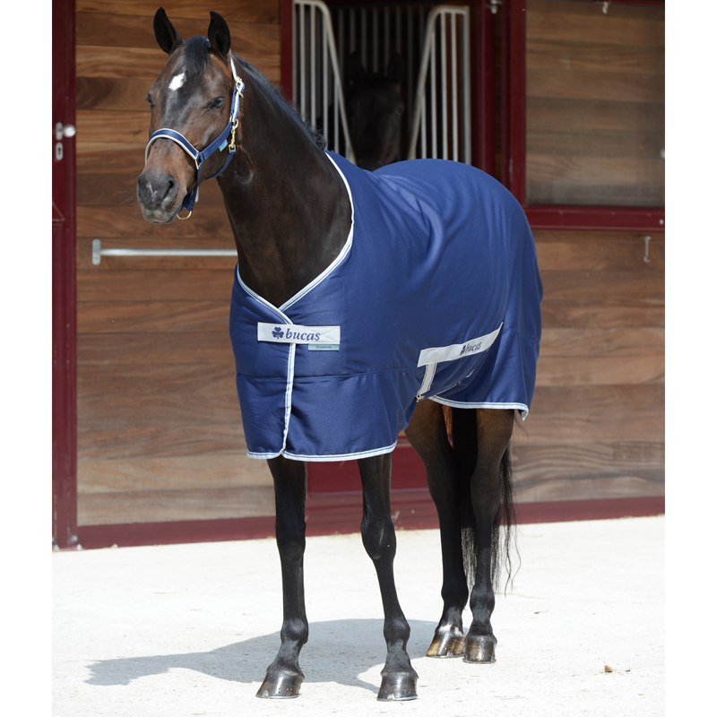Bucas Freedom Twill Stable Sheet - Navy-1